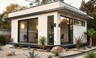 Modern backyard ADU and garage conversion built by Los Angeles ADU contractor