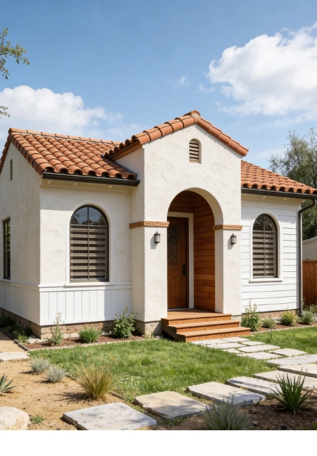 Custom ADU construction project featuring detached backyard ADU design and build services in Los Angeles