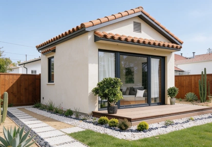 Accessory dwelling unit contractor building detached ADU for Los Angeles residential property