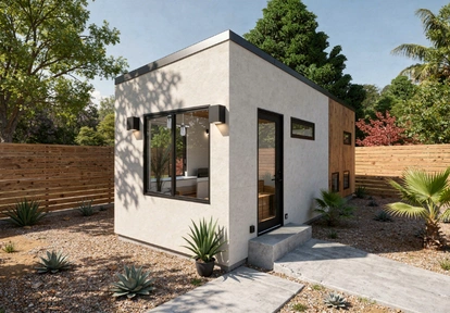 Junior ADU floor plan and construction planning in Los Angeles
